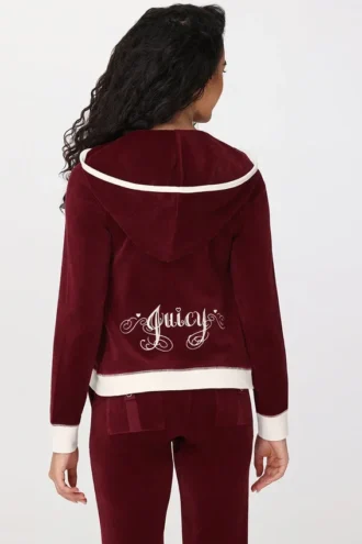 Bawełniana bluza z kapturem Cotton Velour Sweetheart Bawełniana bluza z kapturem Cotton Velour Sweetheart
