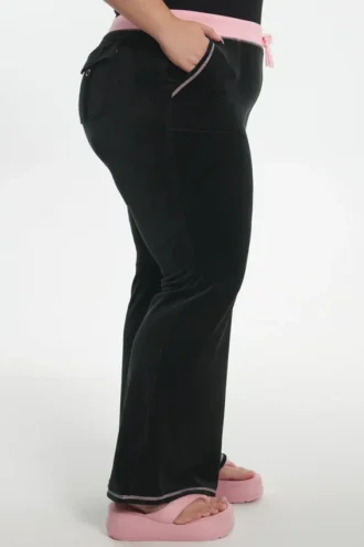 Bawełniane spodnie dresowe Cotton Velour Sweetheart w dużych rozmiarach Bawełniane spodnie dresowe Cotton Velour Sweetheart w dużych rozmiarach