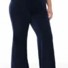 Bawełniane spodnie dresowe Hollywood Scottie z kieszeniami zapinanymi na zatrzaski w rozmiarze plus size Bawełniane spodnie dresowe Hollywood Scottie z kieszeniami zapinanymi na zatrzaski w rozmiarze plus size