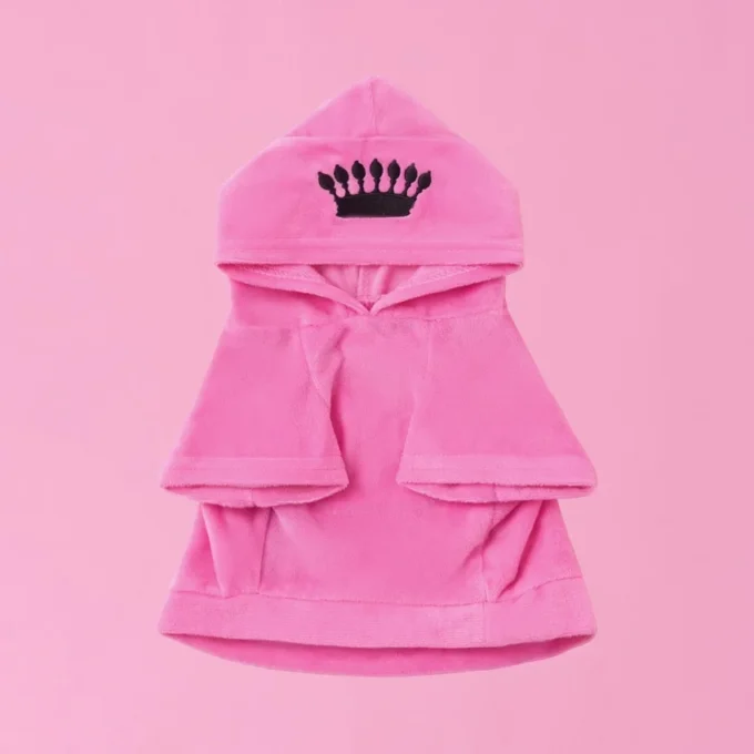 Blingowa welurowa bluza z kapturem dla zwierząt Blingowa welurowa bluza z kapturem dla zwierząt