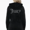 Bluza Big Bling z kapturem z asymetrycznym dołem i dużymi kryształkami Bluza Big Bling z kapturem z asymetrycznym dołem i dużymi kryształkami