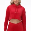 Bluza Big Bling z kapturem z asymetrycznym dołem i dużymi kryształkami Bluza Big Bling z kapturem z asymetrycznym dołem i dużymi kryształkami
