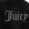 Bluza Big Bling z kapturem z asymetrycznym dołem i dużymi kryształkami Bluza Big Bling z kapturem z asymetrycznym dołem i dużymi kryształkami