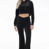 Bluza Big Bling z kapturem z asymetrycznym dołem i dużymi kryształkami Bluza Big Bling z kapturem z asymetrycznym dołem i dużymi kryształkami