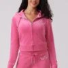 Bluza z kapturem Angel Couture Big Bling z weluru Bluza z kapturem Angel Couture Big Bling z weluru