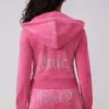 Bluza z kapturem Angel Couture Big Bling z weluru Bluza z kapturem Angel Couture Big Bling z weluru