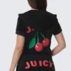 Bluza z kapturem Cherry Bling z weluru Bluza z kapturem Cherry Bling z weluru