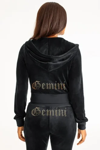 Bluza z kapturem Gemini z Big Bling, którą można spersonalizować Bluza z kapturem Gemini z Big Bling, którą można spersonalizować