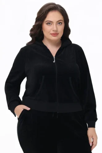 Bluza z kapturem Heritage z Cotton Velour w rozmiarze plus size Bluza z kapturem Heritage z Cotton Velour w rozmiarze plus size