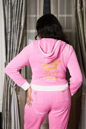 Bluza z kapturem Lady Juicy Hollywood Heritage w dużych rozmiarach Bluza z kapturem Lady Juicy Hollywood Heritage w dużych rozmiarach