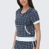 Bluza z kapturem na zamek, z krótkim rękawem i paskiem z logo w szortach Bluza z kapturem na zamek, z krótkim rękawem i paskiem z logo w szortach