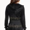 Bluza z kapturem Scorpio z weluru, z możliwością personalizacji Big Bling Bluza z kapturem Scorpio z weluru, z możliwością personalizacji Big Bling