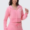 Bluza z kapturem Scottie Big Bling z weluru Bluza z kapturem Scottie Big Bling z weluru
