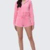 Bluza z kapturem Scottie Big Bling z weluru Bluza z kapturem Scottie Big Bling z weluru