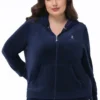 Bluza z kapturem Scottie z Cotton Velour w rozmiarze plus size Bluza z kapturem Scottie z Cotton Velour w rozmiarze plus size