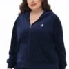 Bluza z kapturem Scottie z Cotton Velour w rozmiarze plus size Bluza z kapturem Scottie z Cotton Velour w rozmiarze plus size
