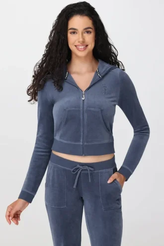 Bluza z kapturem z Cotton Velour Heritage Bluza z kapturem z Cotton Velour Heritage