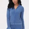 Bluza z kapturem z pranej frotte z dużym błyskotliwym logo Big Bling Bluza z kapturem z pranej frotte z dużym błyskotliwym logo Big Bling