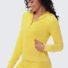 Bluza z kapturem z pranej frotte z dużym błyskotliwym logo Big Bling Bluza z kapturem z pranej frotte z dużym błyskotliwym logo Big Bling