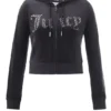 Bluza z kapturem z przodu z mieszanką kryształów Bluza z kapturem z przodu z mieszanką kryształów