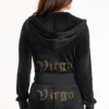Bluza z kapturem z weluru „Big Bling” z motywem Panny Bluza z kapturem z weluru „Big Bling” z motywem Panny