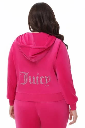 Bluza z kapturem z weluru Og Big Bling w rozmiarze plus size Bluza z kapturem z weluru Og Big Bling w rozmiarze plus size