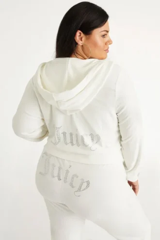 Bluza z kapturem z weluru Og Big Bling w rozmiarze plus size Bluza z kapturem z weluru Og Big Bling w rozmiarze plus size