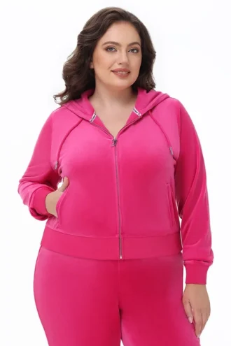 Bluza z kapturem z weluru Og Big Bling w rozmiarze plus size Bluza z kapturem z weluru Og Big Bling w rozmiarze plus size