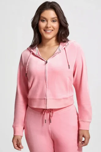Bluza z kapturem z weluru Og Big Bling w rozmiarze plus size Bluza z kapturem z weluru Og Big Bling w rozmiarze plus size