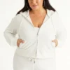 Bluza z kapturem z weluru Og Big Bling w rozmiarze plus size