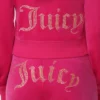 Bluza z kapturem z weluru w stylu Technicolor z Big Bling
