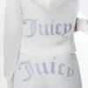 Bluza z kapturem z weluru w stylu Technicolor z Big Bling