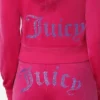 Bluza z kapturem z weluru w stylu Technicolor z Big Bling