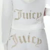 Bluza z kapturem z weluru w stylu Technicolor z Big Bling