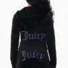 Bluza z kapturem z weluru w stylu Technicolor z Big Bling