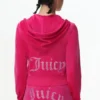 Bluza z kapturem z weluru w stylu Technicolor z Big Bling