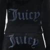 Bluza z kapturem z weluru w stylu Technicolor z Big Bling