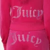 Bluza z kapturem z weluru w stylu Technicolor z Big Bling