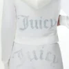 Bluza z kapturem z weluru w stylu Technicolor z Big Bling