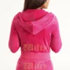 Bluza z kapturem z weluru z dużymi kryształkami Big Bling do personalizacji dla żony