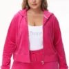 Bluza z kapturem z weluru z dużymi kryształkami Big Bling do personalizacji dla żony