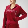 Bluza z kapturem z weluru z mieszanką kryształków w rozmiarze plus size Bluza z kapturem z weluru z mieszanką kryształków w rozmiarze plus size