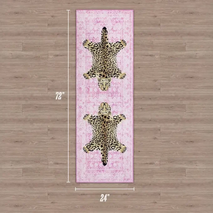 Delikatny dywan nadający się do prania, 2′ x 6′