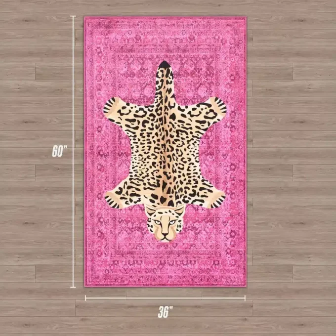 Delikatny dywan nadający się do prania, 3′ x 5′ Delikatny dywan nadający się do prania, 3′ x 5′