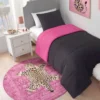 Delikatny dywan okrągły nadający się do prania Delikatny dywan okrągły nadający się do prania
