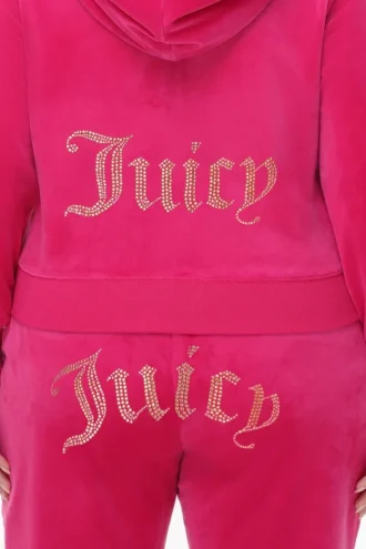 Duża, wielobarwna bluza z kapturem z weluru, którą można spersonalizować z kolekcją Big Bling Duża, wielobarwna bluza z kapturem z weluru, którą można spersonalizować z kolekcją Big Bling