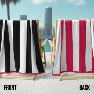 Dwustronny bawełniany ręcznik plażowy Cabana Dwustronny bawełniany ręcznik plażowy Cabana