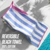 Dwustronny bawełniany ręcznik plażowy Cabana Dwustronny bawełniany ręcznik plażowy Cabana