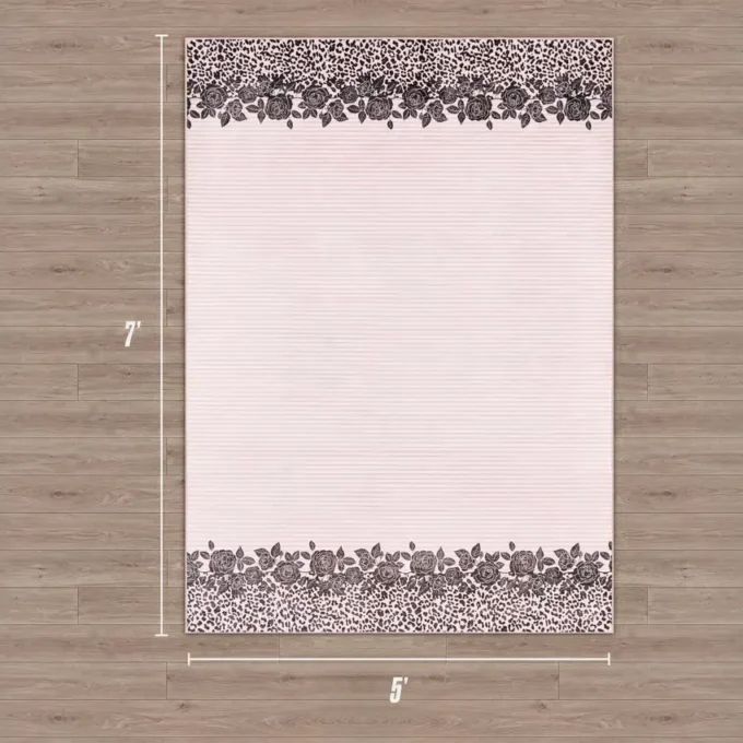 Dywanik nadający się do prania w pralce, 5′ x 7′ Dywanik nadający się do prania w pralce, 5′ x 7′