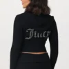 Dzianinowa bluza z kapturem z dużą błyskotką Big Bling Dzianinowa bluza z kapturem z dużą błyskotką Big Bling